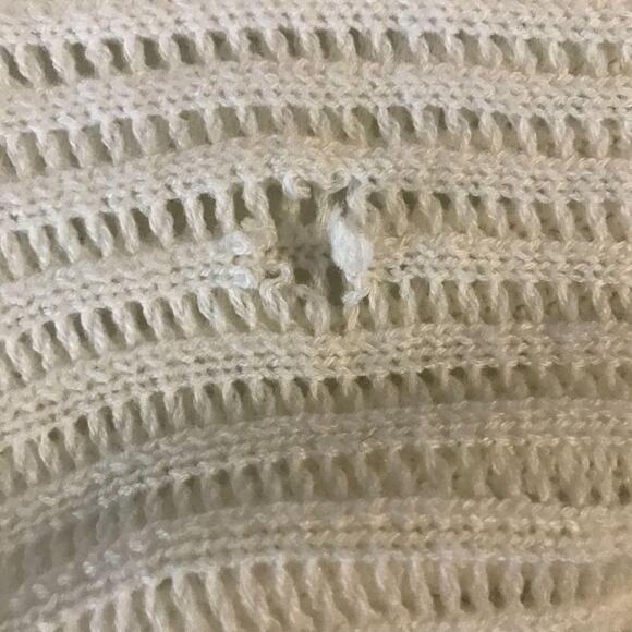 Alya Knitted Crop Sweater Bell Sleeves Small Keyhole - Picture 4 of 14